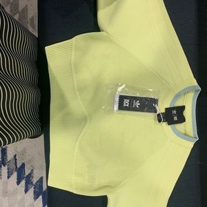 Ivy Park crop top yellow